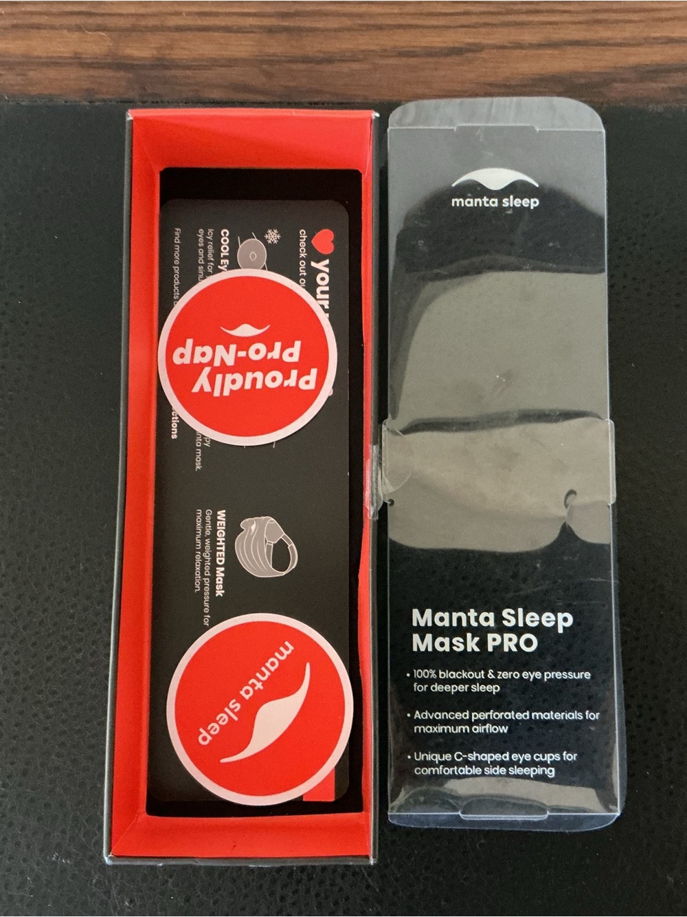 Manta Sleep Mask Pro Advanced Cooling 100% Blackout. Pre-owned. - Picture 5 of 8
